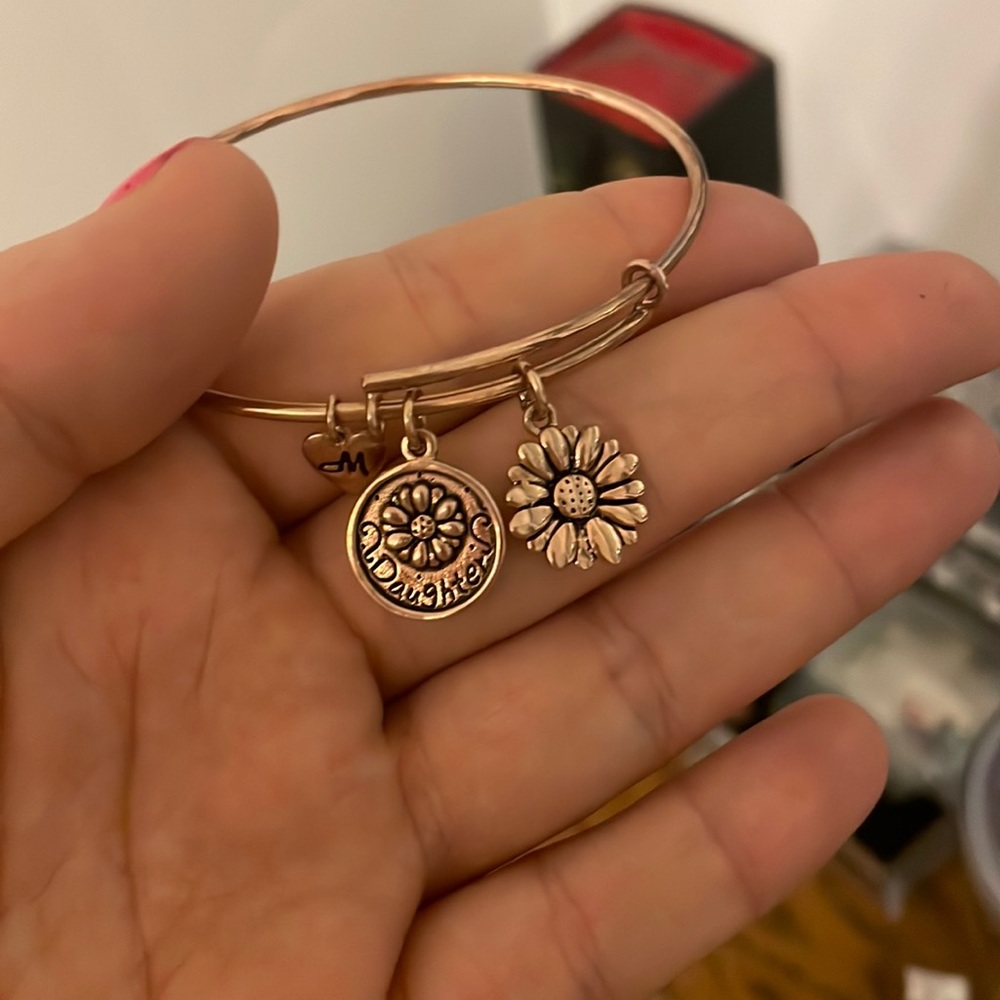 Rose gold adjustable Braclet, Daughter